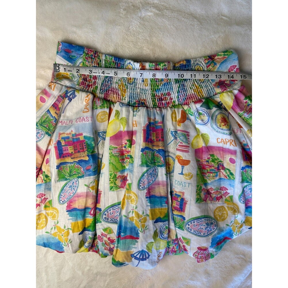 NWT Show me Your Mumu Celeste Skort Women's XL Fun Colorful Amalfi Coast - Picture 5 of 7